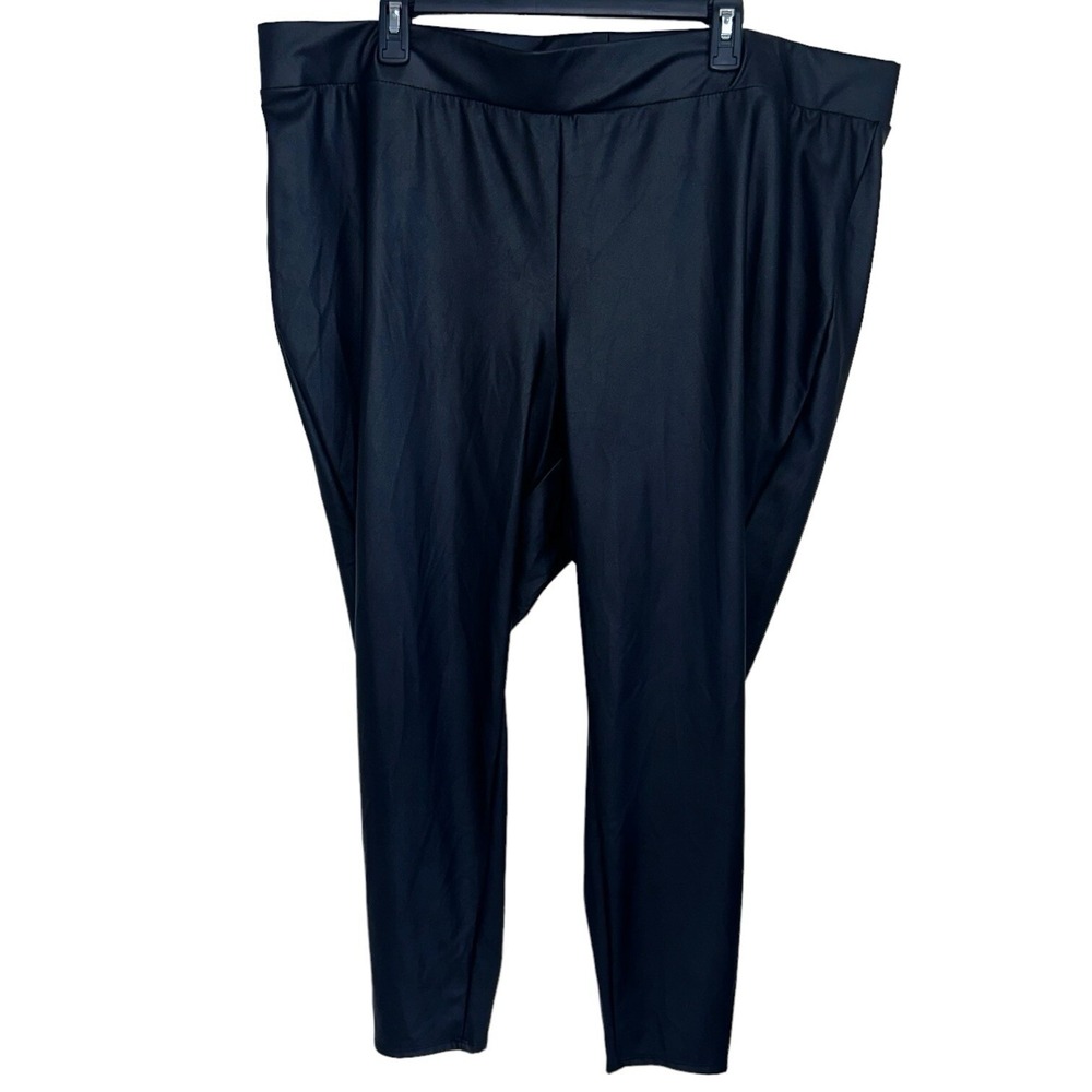 TORRID Black Faux‎ Leather Pants Leggings Women's Plus Size 4XL